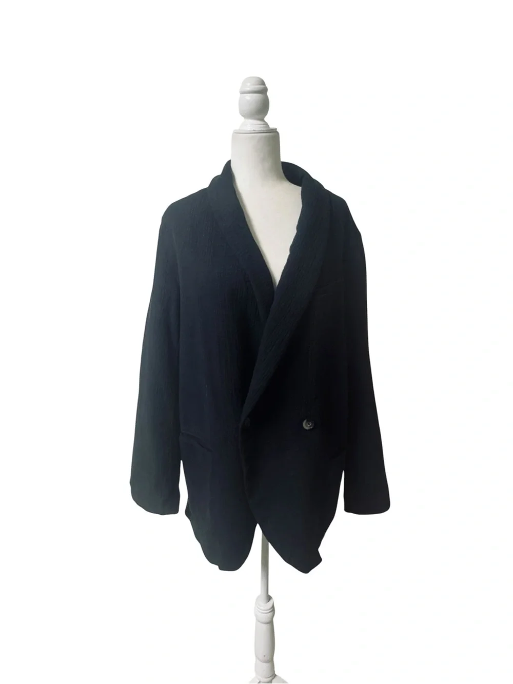Free People Rowan relaxed  gauzy large blazer slouchy boho beach